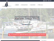 Tablet Screenshot of marina-toni-werft.org