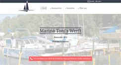 Desktop Screenshot of marina-toni-werft.com